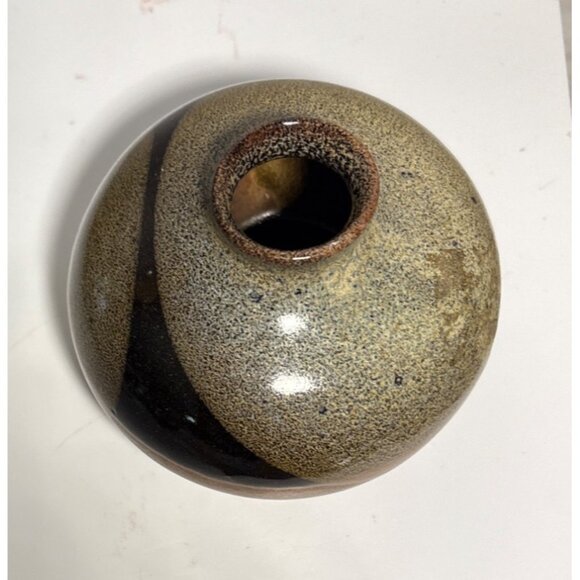 Vintage Pottery Craft USA Stoneware 3" Bud Vase Bottle MCM - Picture 2 of 7